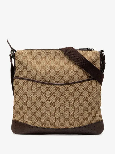 Gucci Pre-Owned GG 帆布斜挎包（2000-2015年典藏款）