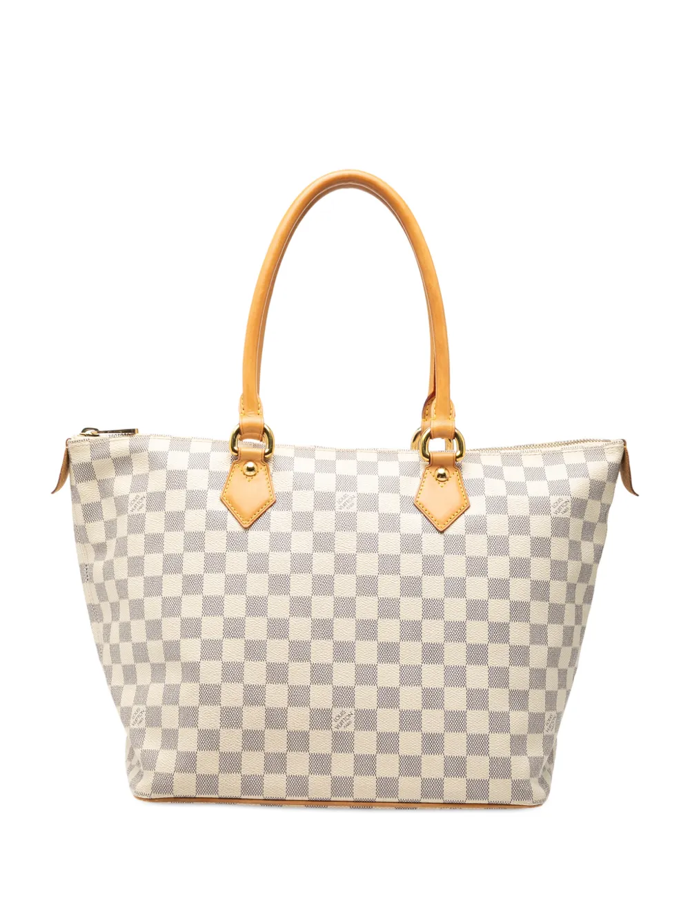 Louis Vuitton Pre-Owned 2008 Damier Azur Saleya MM tote bag - Bianco