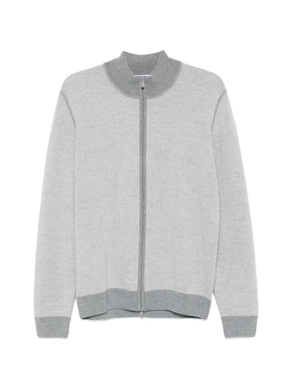 Gran Sasso Cardigan mit Reißverschluss - Grau