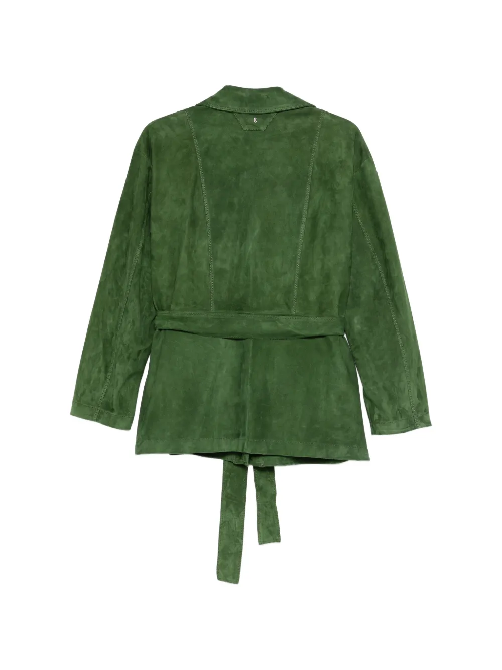 Belted Flap-Pocket Jacket