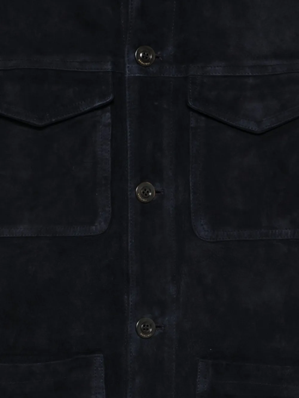  Boglioli Buttoned Pocket Jacket - Blue 
