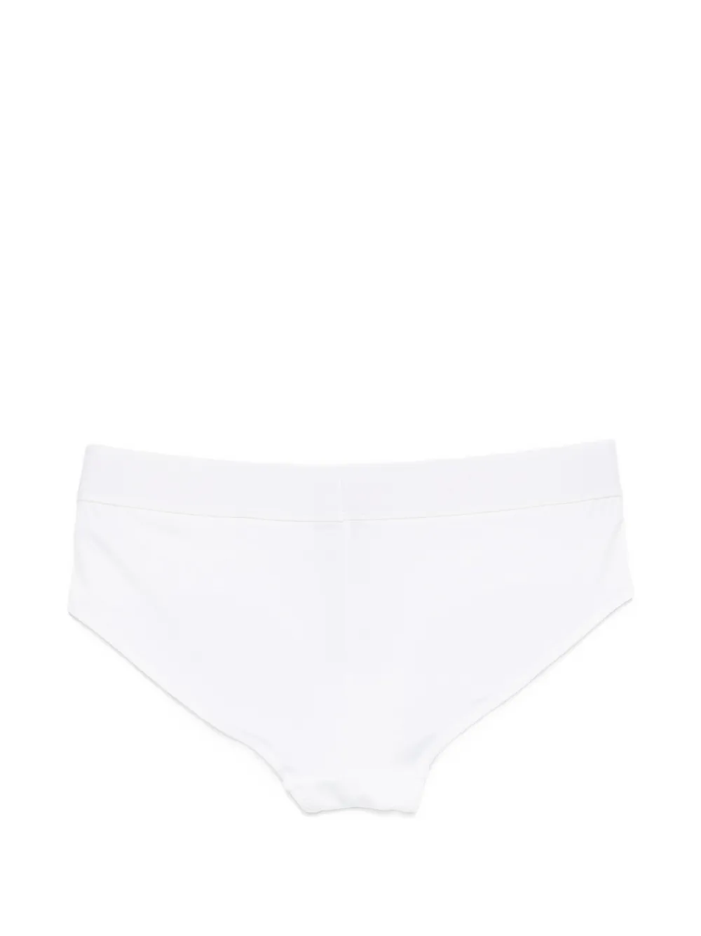 TOM FORD Slip met logoband Wit