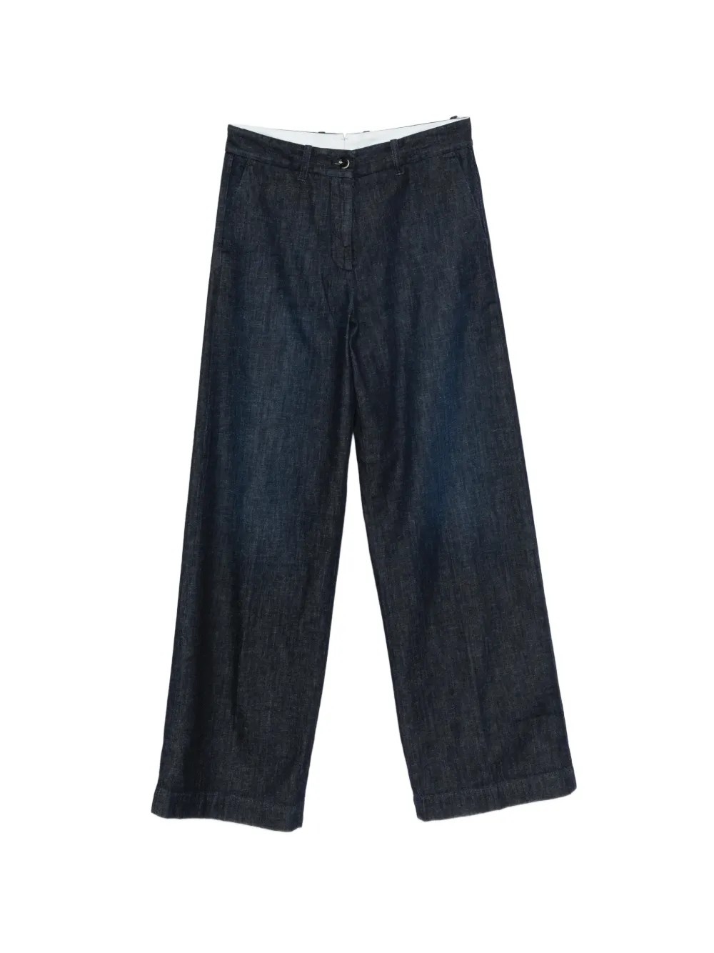 Nine In The Morning Fiamma Cuffed Jeans In Blue
