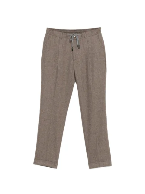 Gran Sasso drawstring cuffed trousers