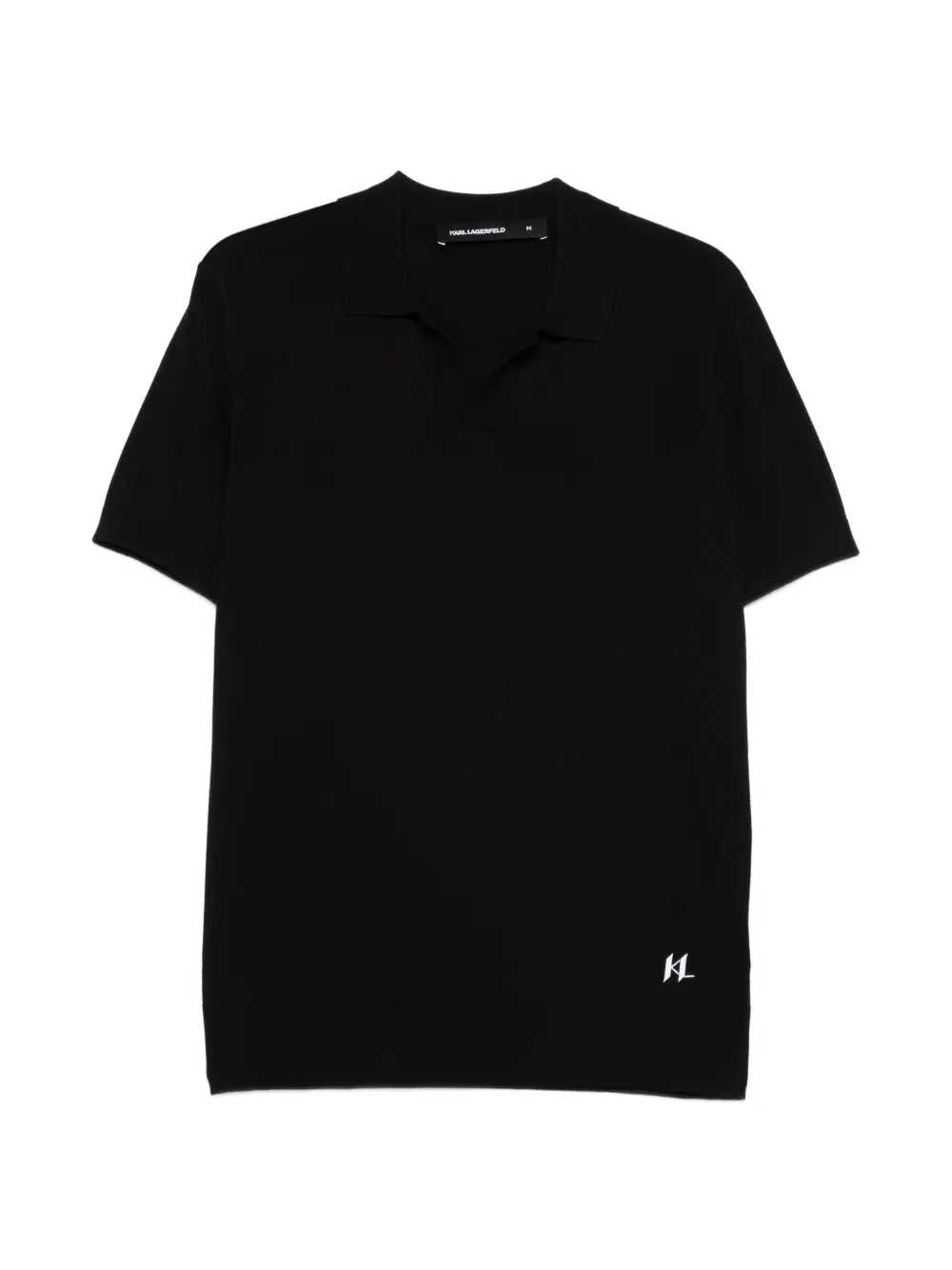 Karl Lagerfeld logo-detail T-shirt - Nero