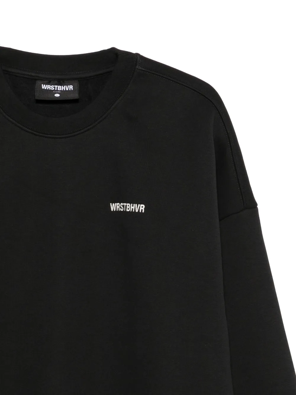 WRSTBHVR Sweater met ronde hals Zwart