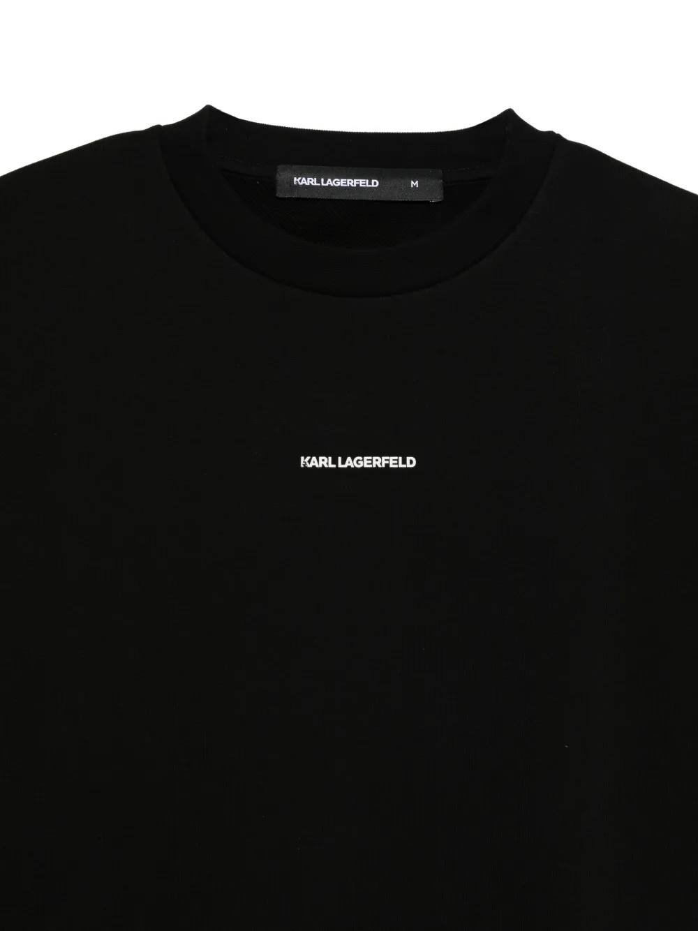 Karl Lagerfeld Sweater met print Zwart