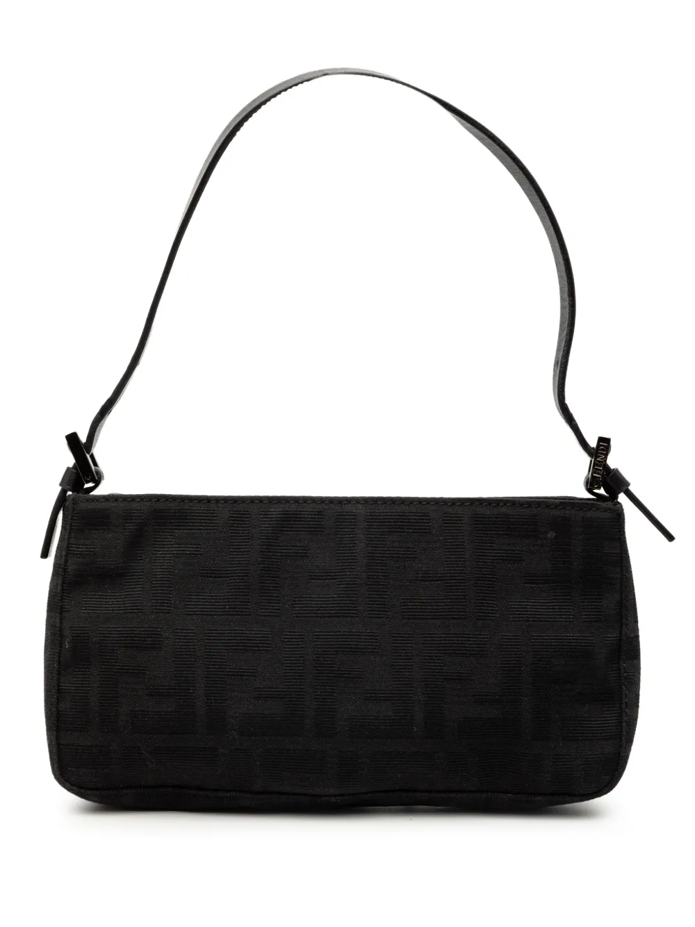 Fendi Pre-Owned 2000-2010 Zucca Canvas Pochette shoulder bag - Nero