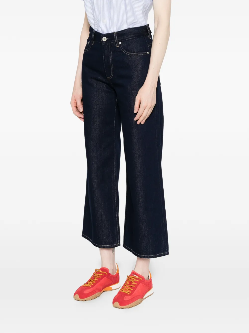  Ag Jeans Vaqueros Anchos Saige - Azul 