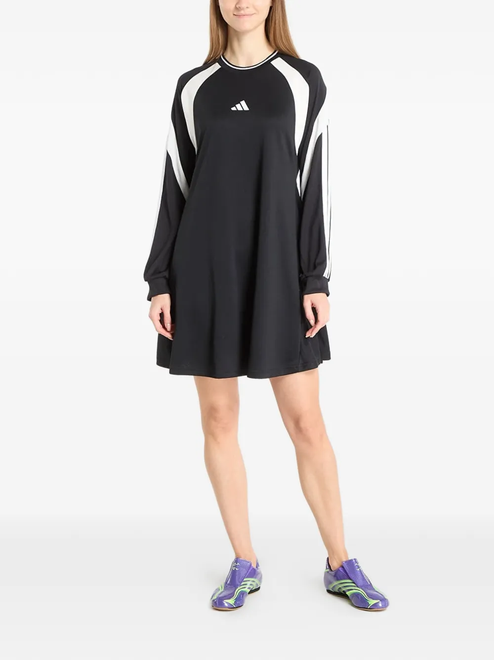 adidas Her long-sleeved dress - Nero