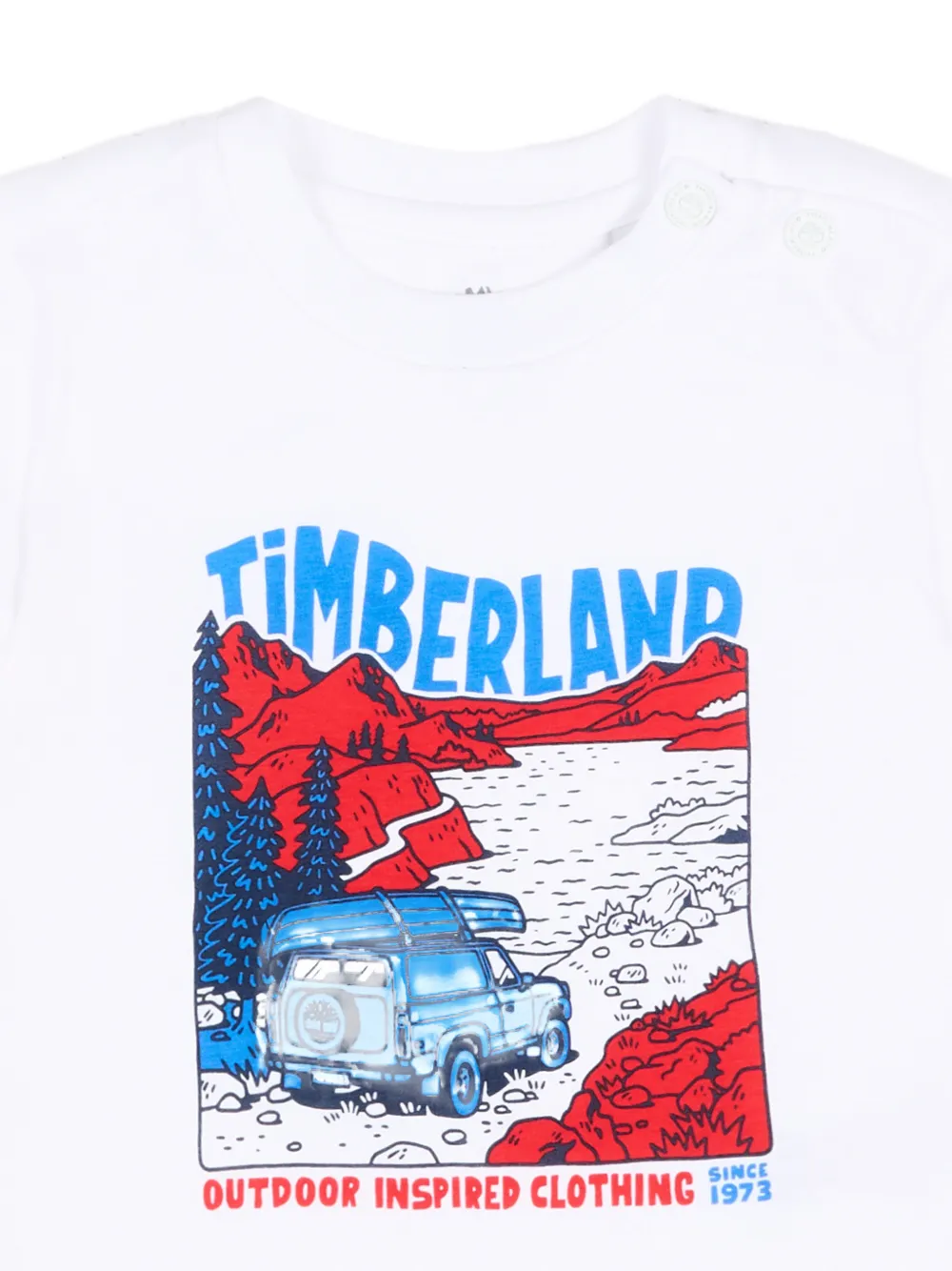  Timberland Kids Graphic-print T-shirt - White 