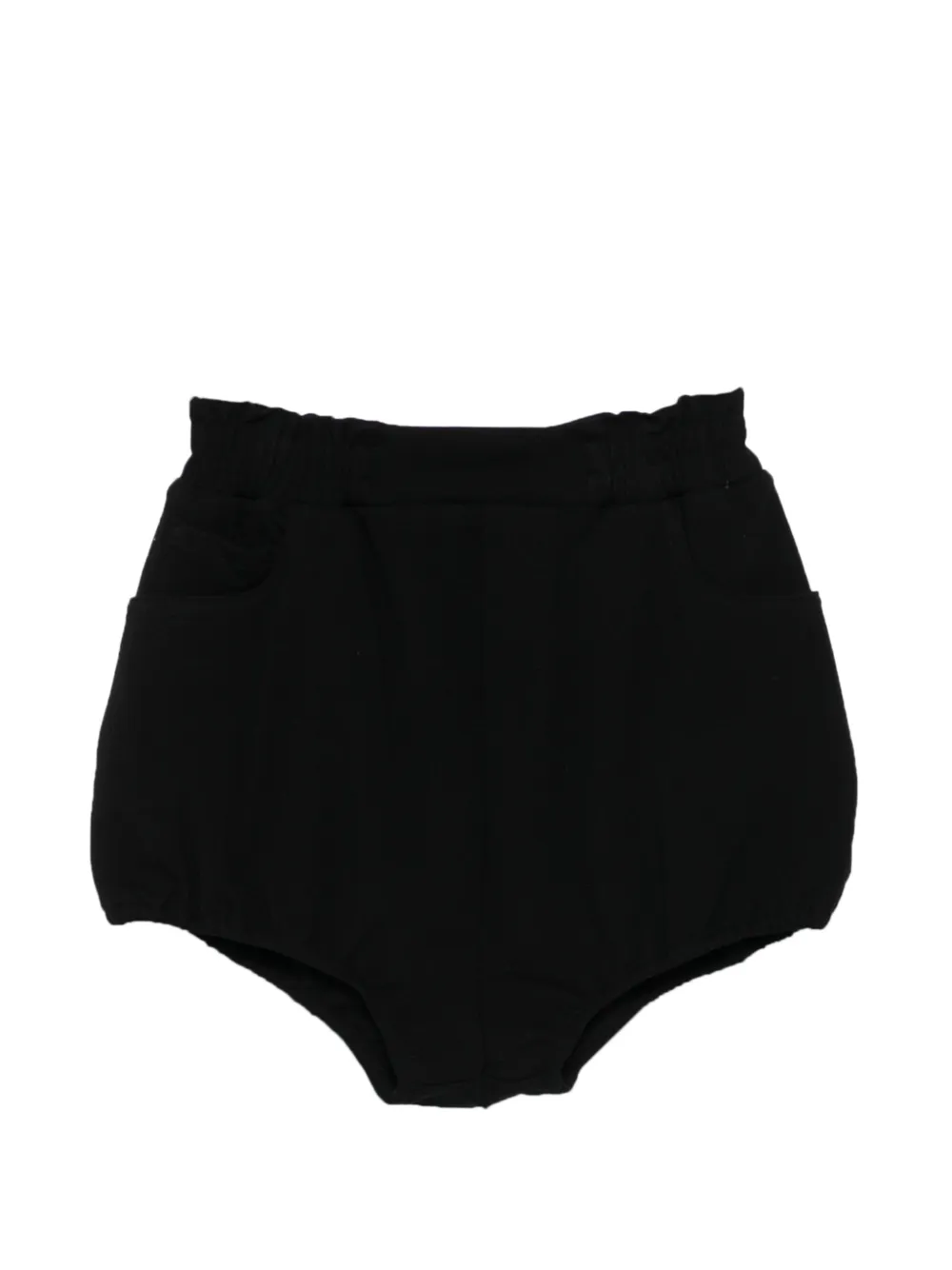 Douuod Kids logo-detail shorts - Nero
