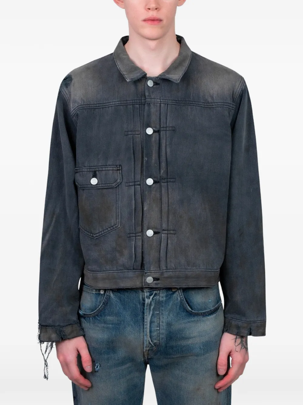 Enfants Riches Déprimés cotton jacket - Blu