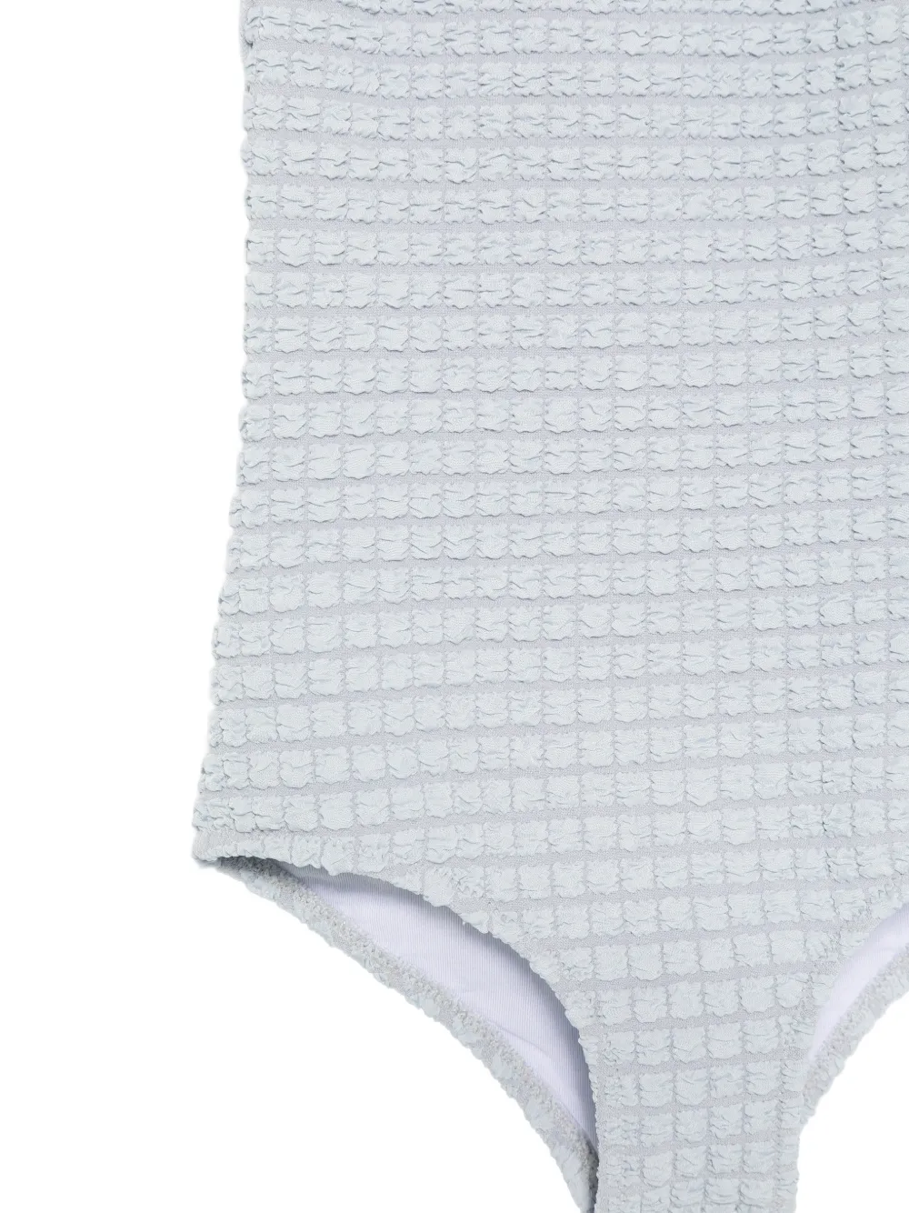  Douuod Kids Bañador Texturizado Con Detalle De Lazo - Azul 