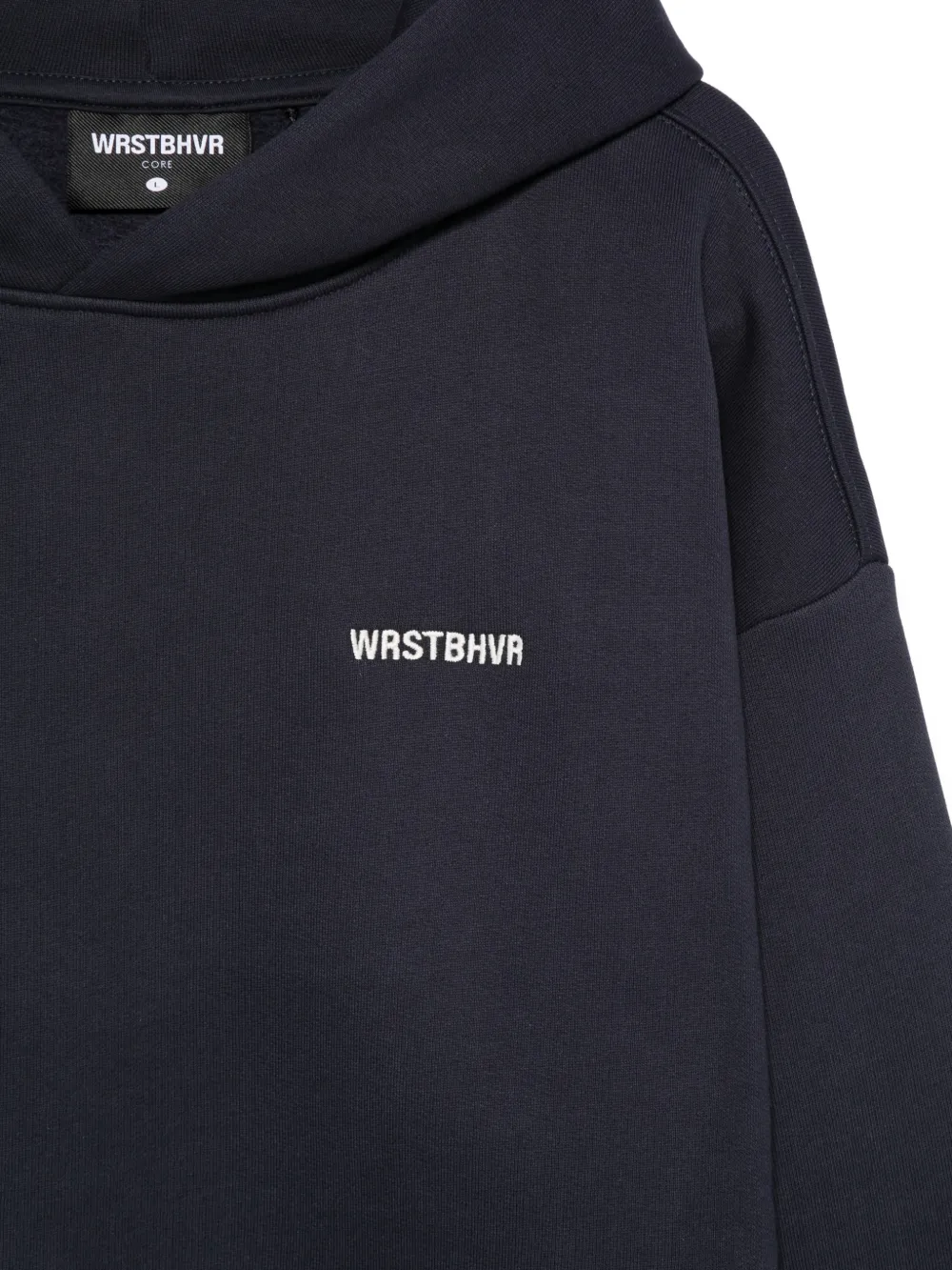  Wrstbhvr Hooded Pouch Sweater - Blue 