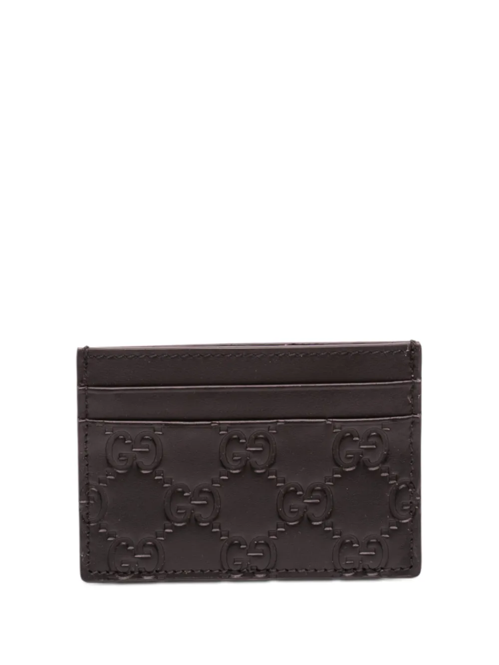 Gucci Pre-Owned 2000-2015 Guccissima card holder - Nero