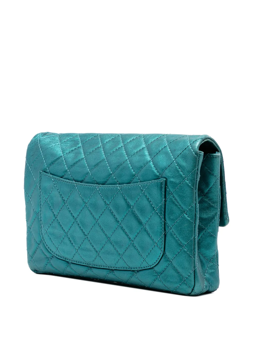 2008-2009 Quilted Metallic Calfskin Reissue 2.55 Flap 226 Shoulder Bag
