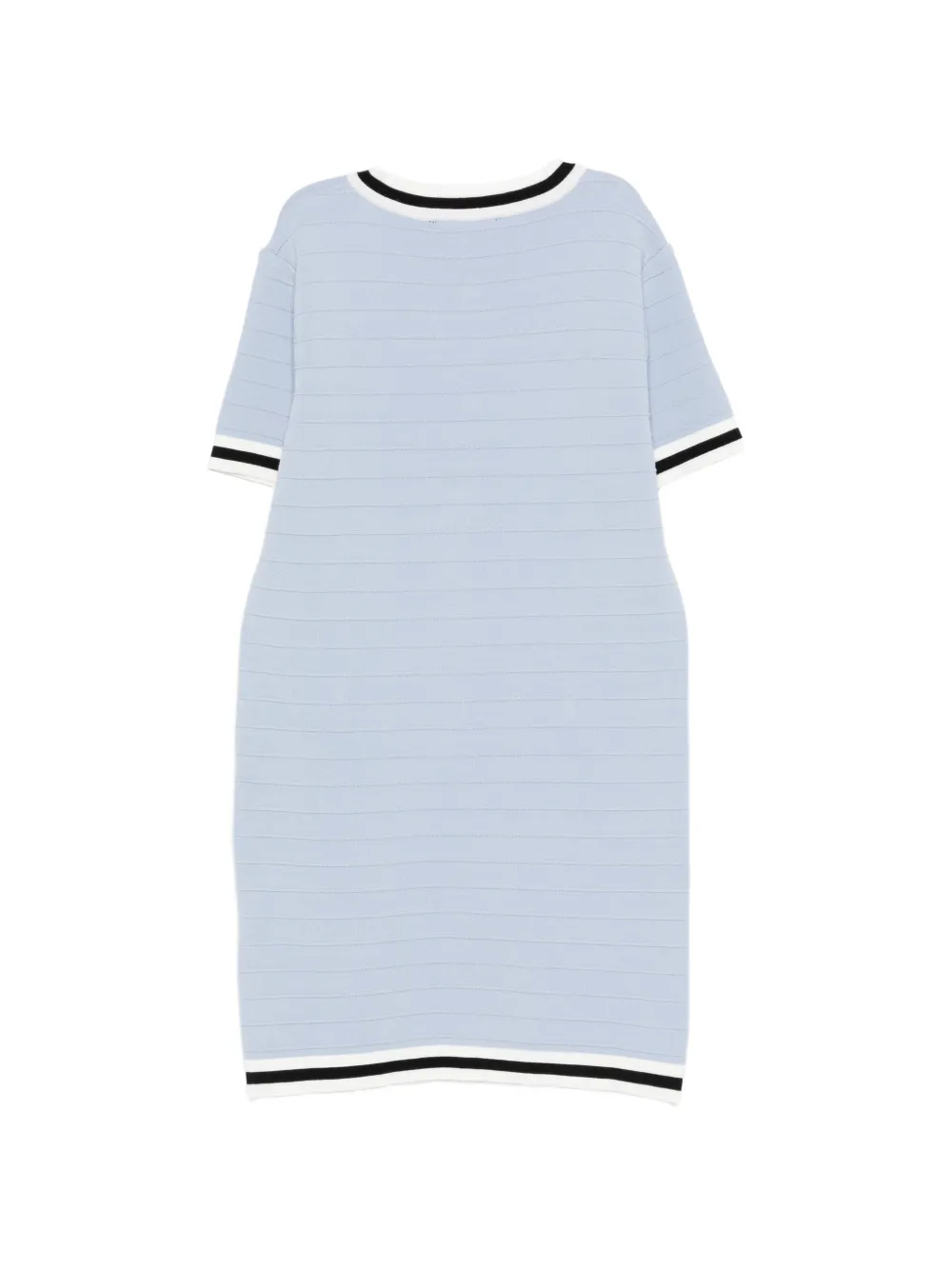  Balmain Kids Button Dress - Blue 