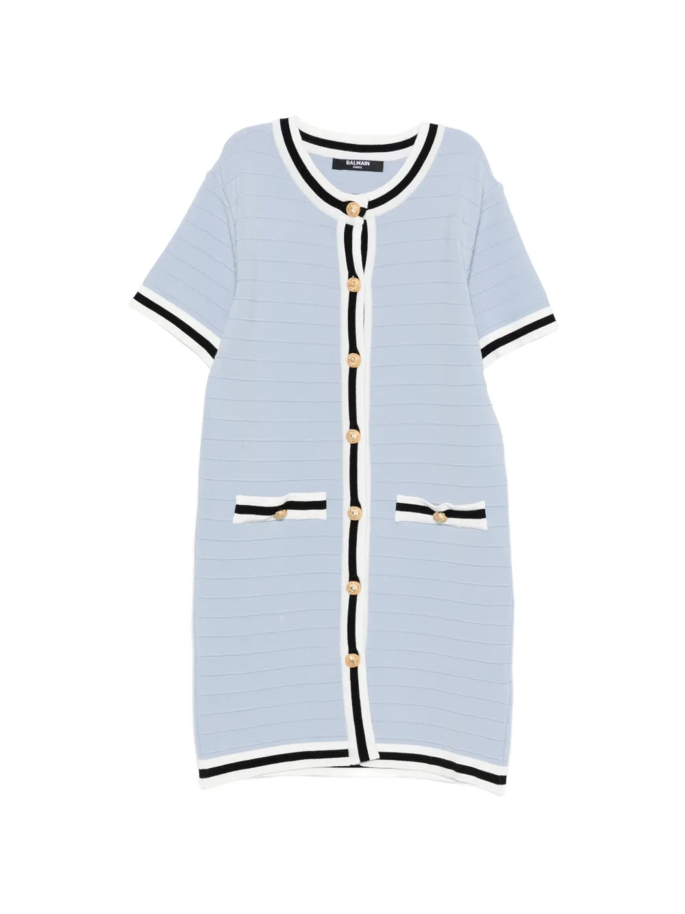 Balmain Kids button dress - Blu