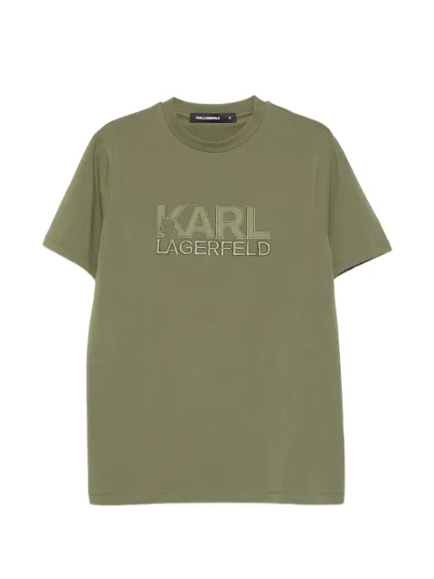 Karl Lagerfeld playera con logo bordado
