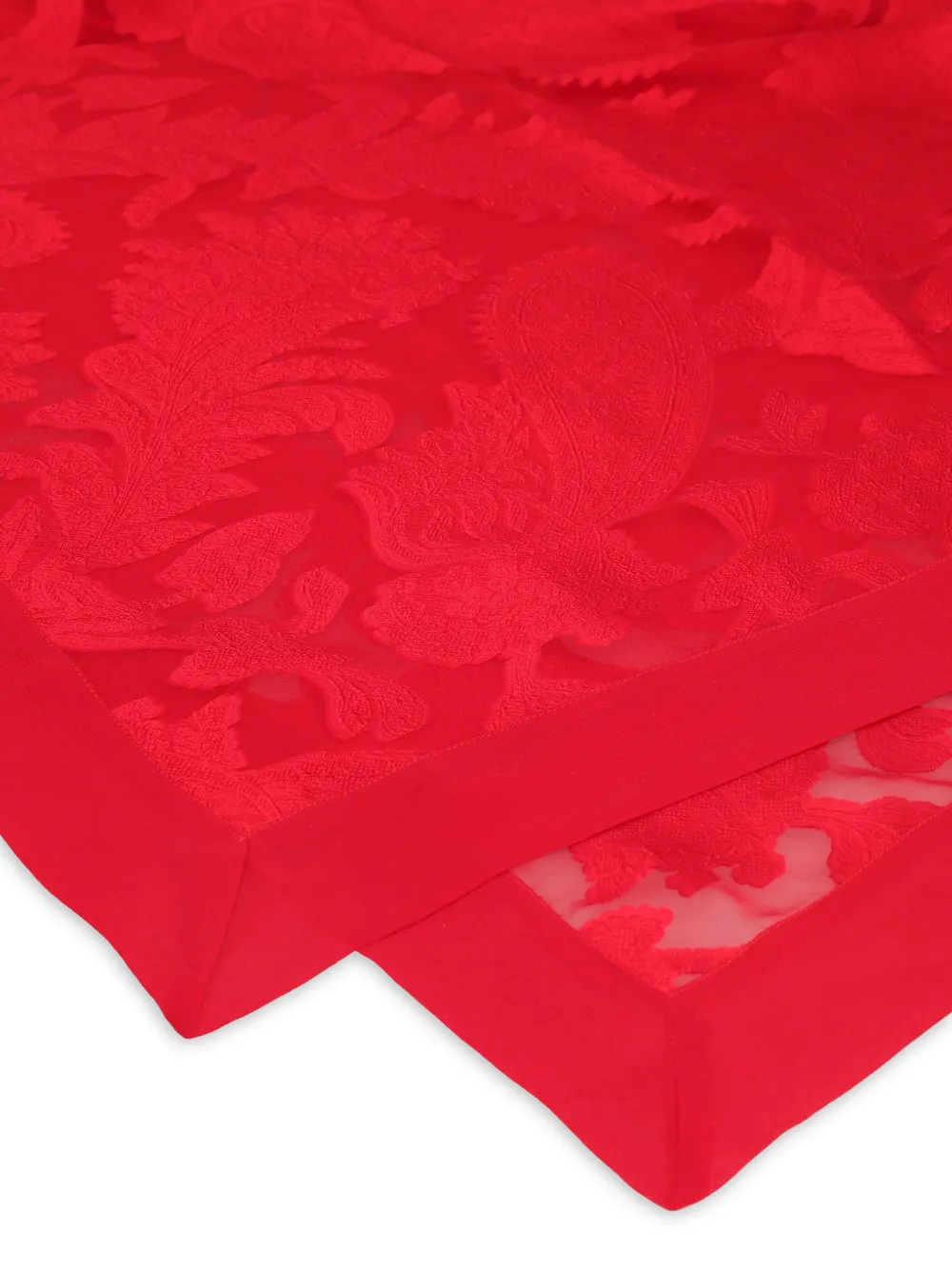  Guy Laroche Pre-owned Patterned Silk Scarf - Red 