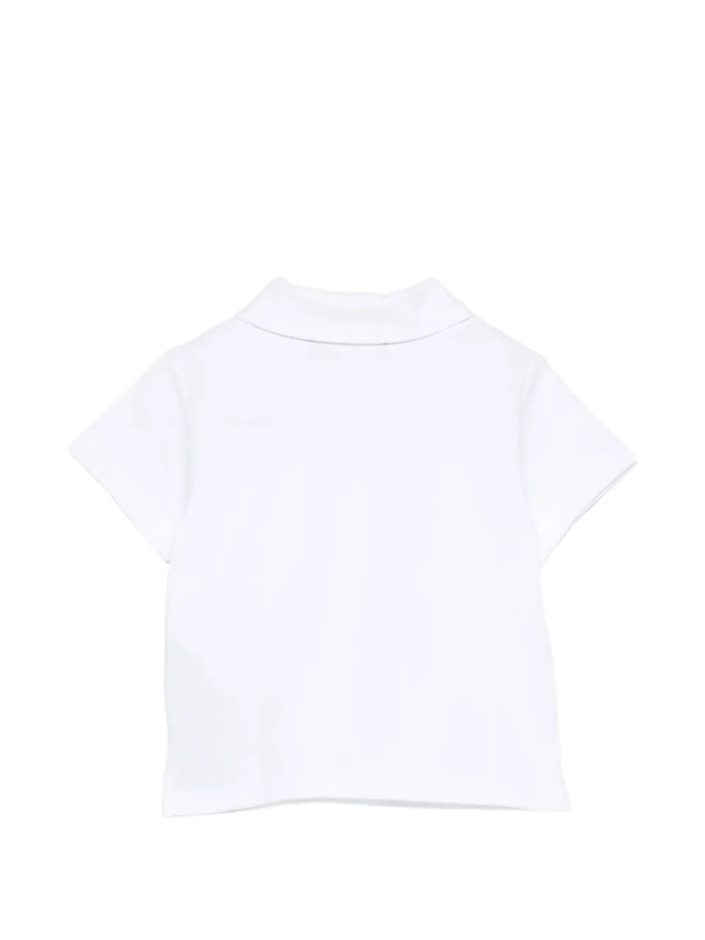  Balmain Kids Polo Con Botones - Blanco 