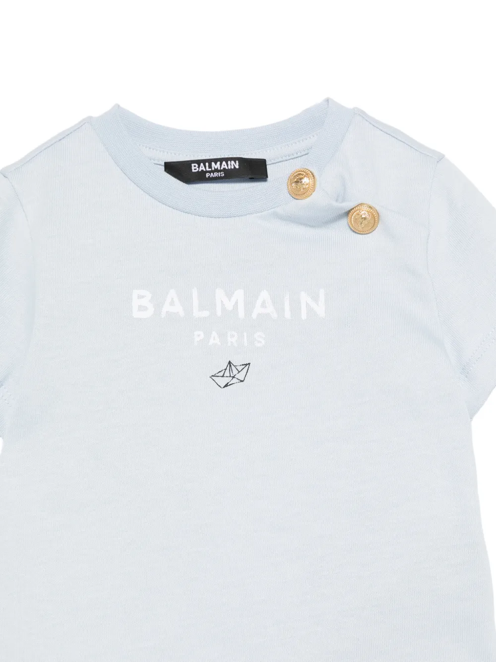 button-detail T-Shirt