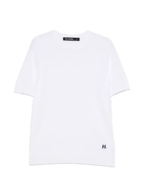 Karl Lagerfeld T-shirt med rund hals