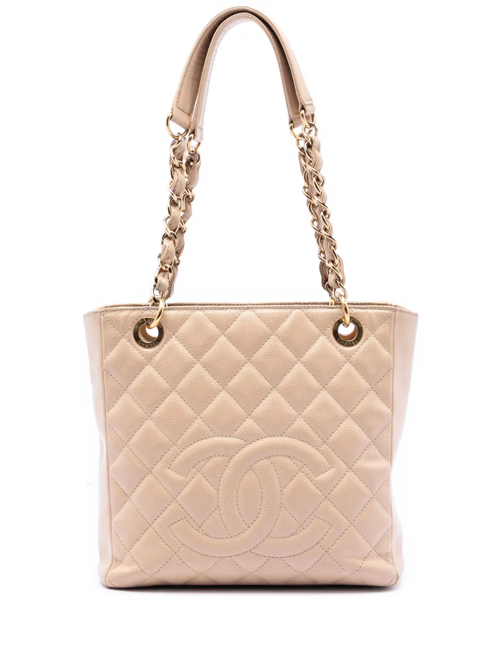 CHANEL Pre-Owned 2010-2011 Caviar Petite Shopping tote bag - Marrone