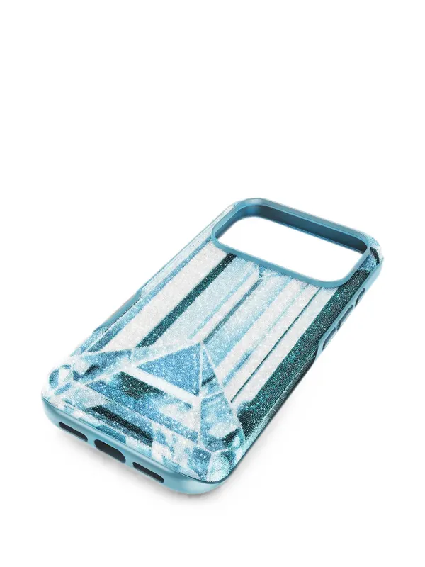 Swarovski iPhone® 17 Pro crystal-embellished Phone Case | Blue