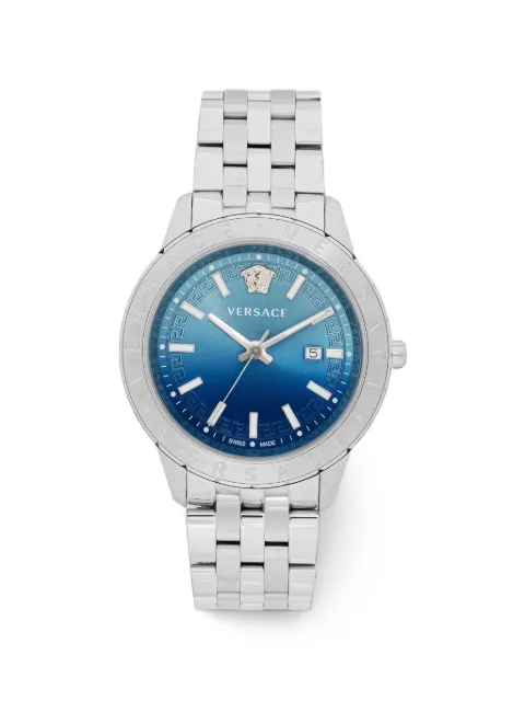 Versace Greca-pattern link-bracelet 43mm watch