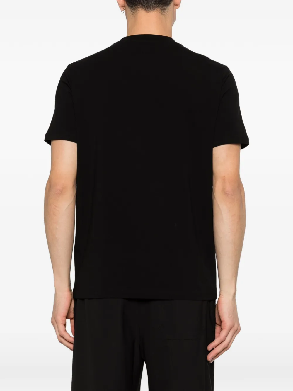 Karl Lagerfeld T-shirt met palmboom Zwart