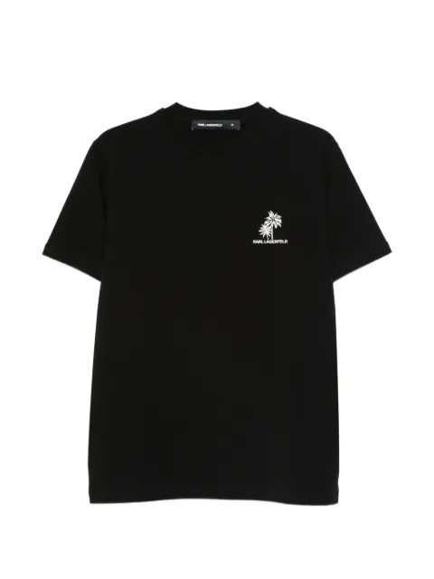 Karl Lagerfeld palm-tree T-shirt