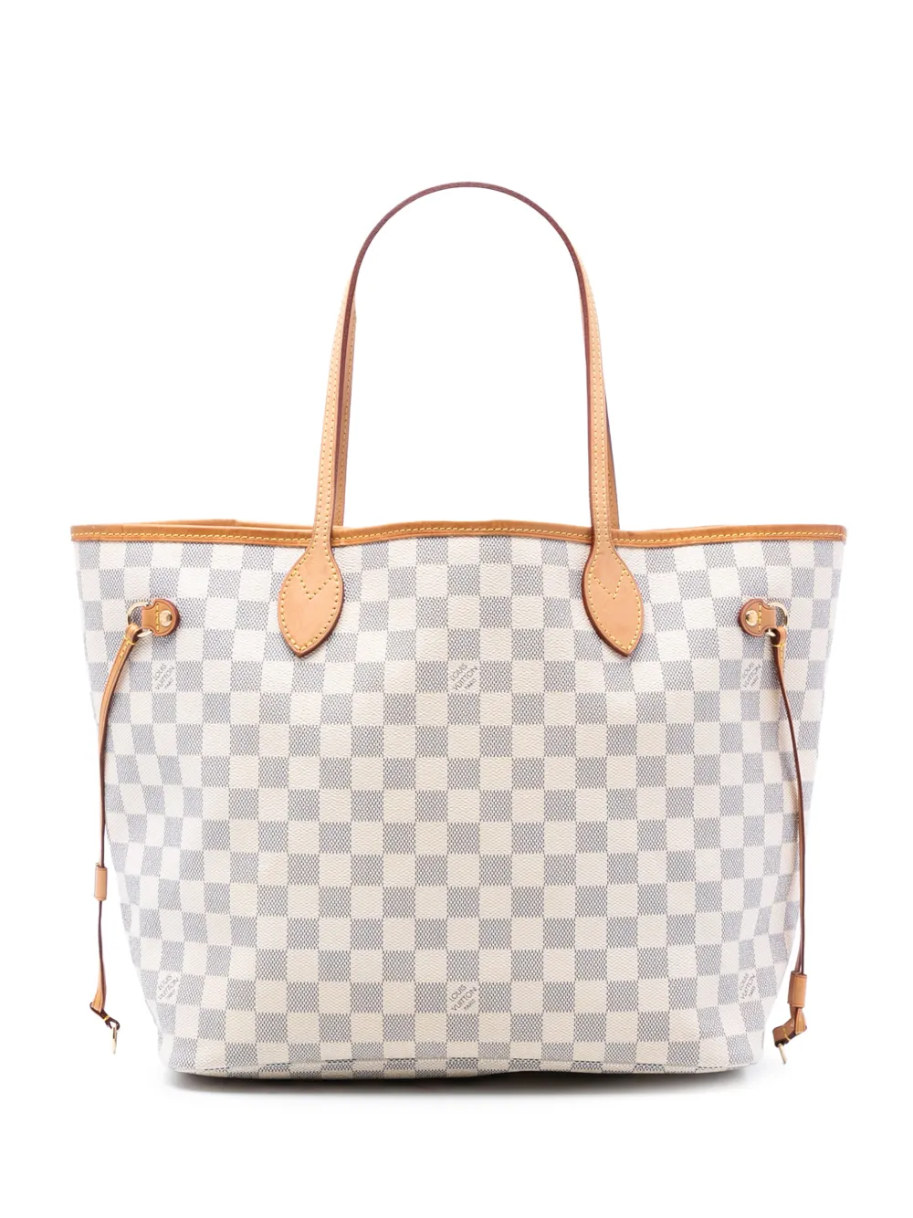 Louis Vuitton Pre-Owned 2015 Damier Azur Neverfull MM tote bag - Bianco