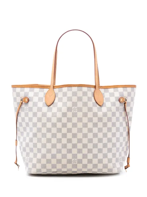 Louis Vuitton Pre-Owned 2015 Damier Azur Neverfull MM Tote Bag