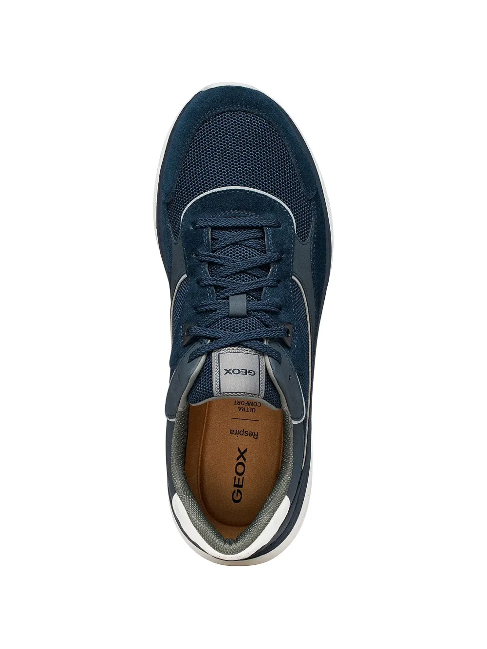 Geox Spherica actif x1 sneakers met vlakken Blauw