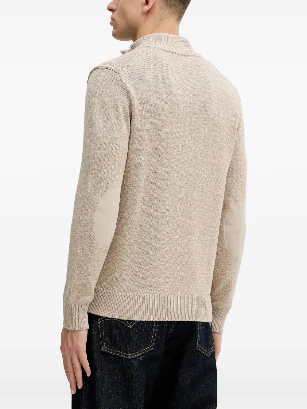  Hackett Half-zip Sweater - Neutrals 