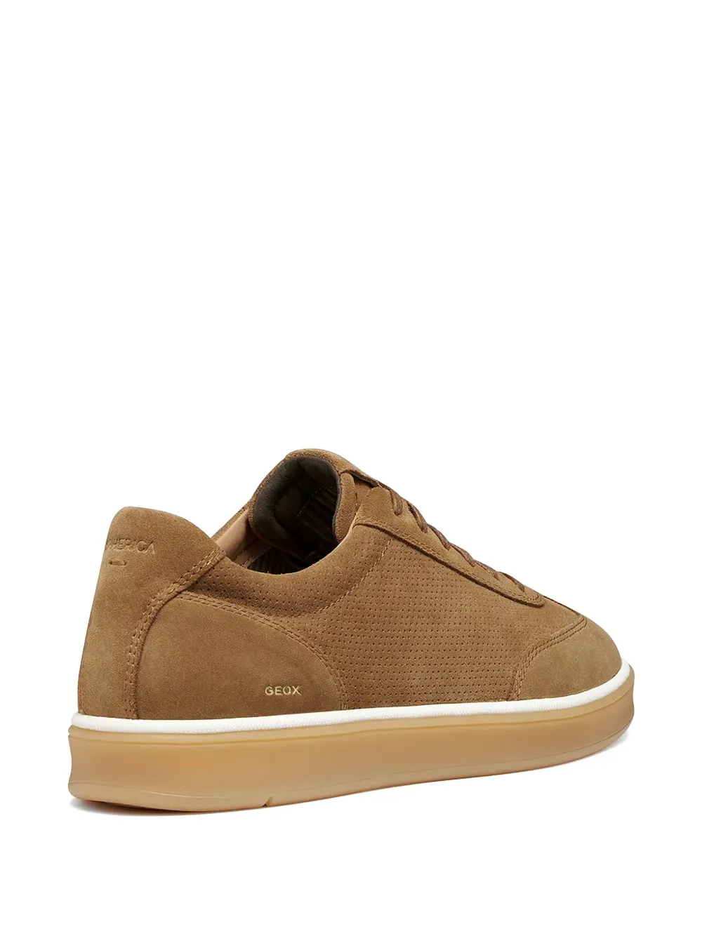 Geox Spherica Actif X4 geperforeerde sneakers Beige