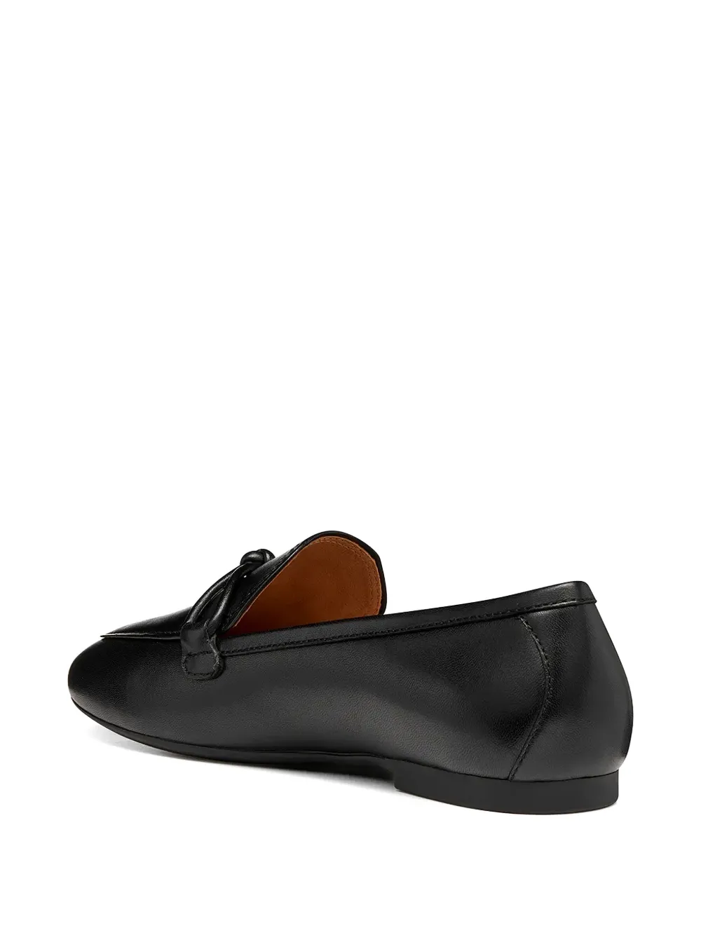 Geox Palmaria loafers met geknoopt detail Zwart
