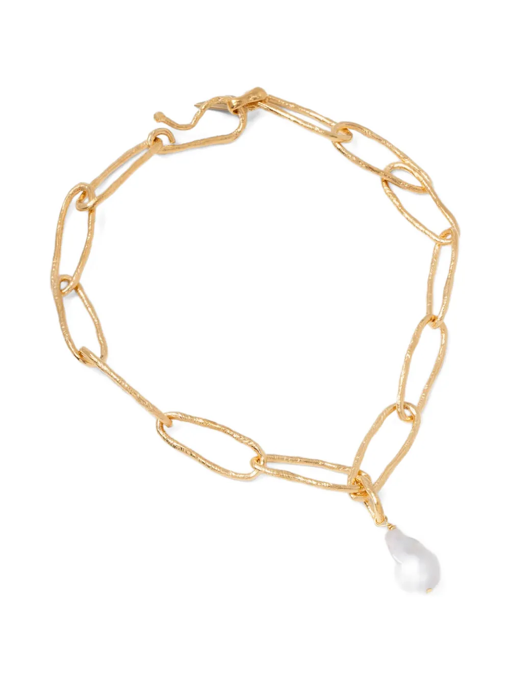 Forte Forte chain pearl-embelishment necklace - Oro