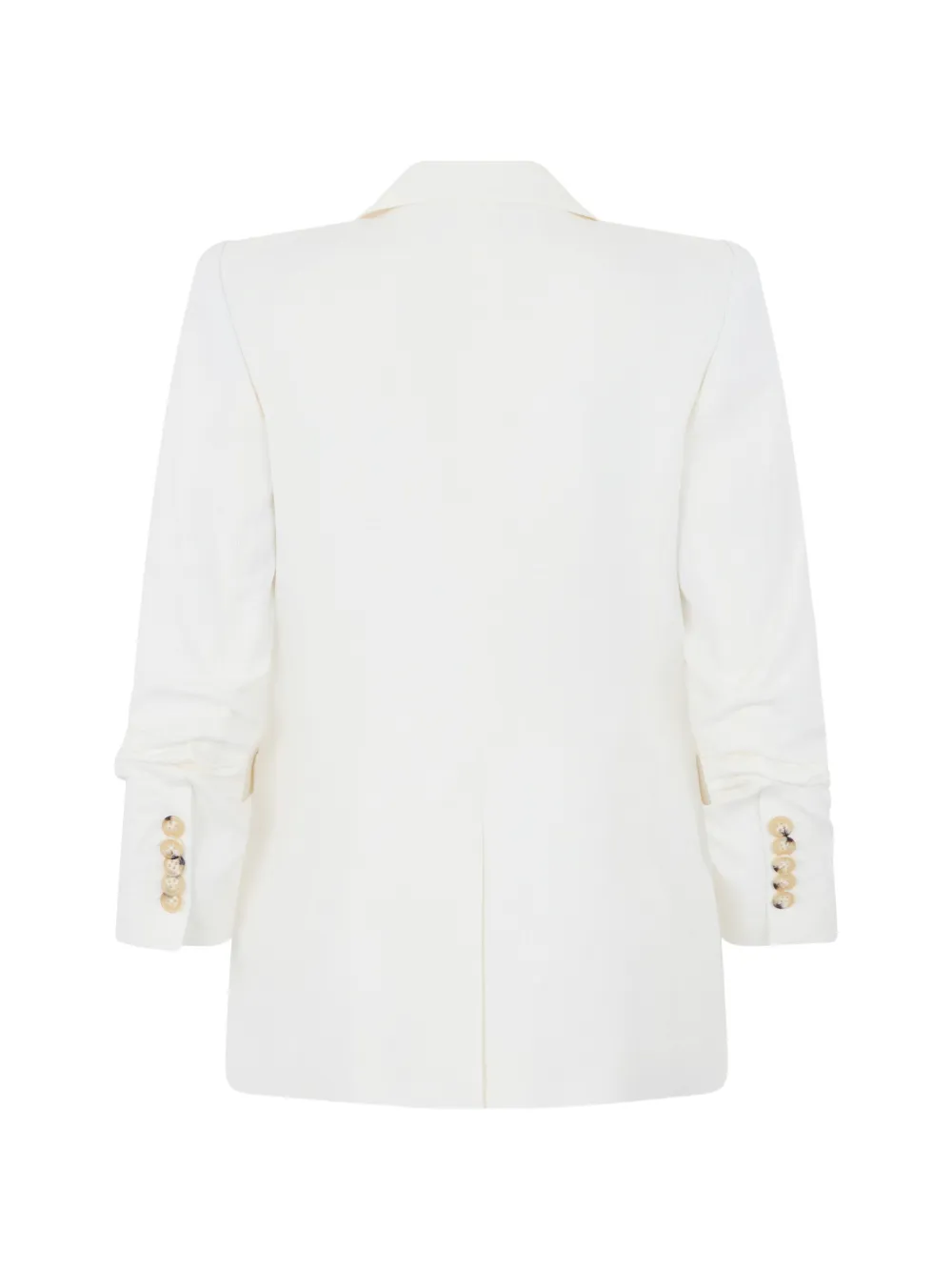 Veronica Beard Button Blazer In White