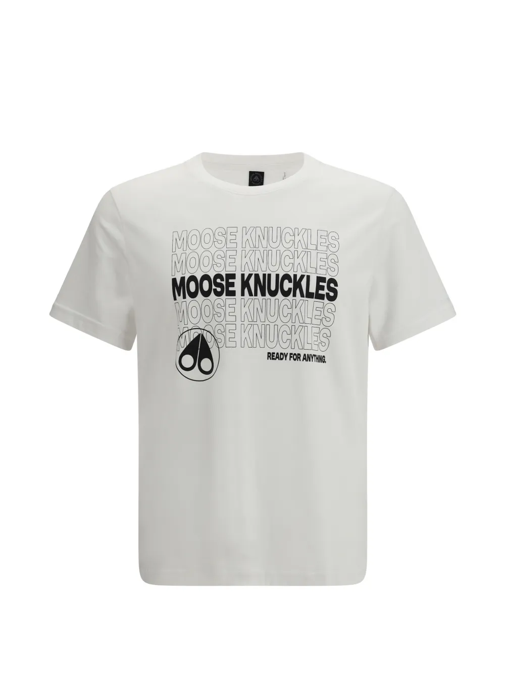 Moose Knuckles Conway logo graphic T-shirt - Bianco