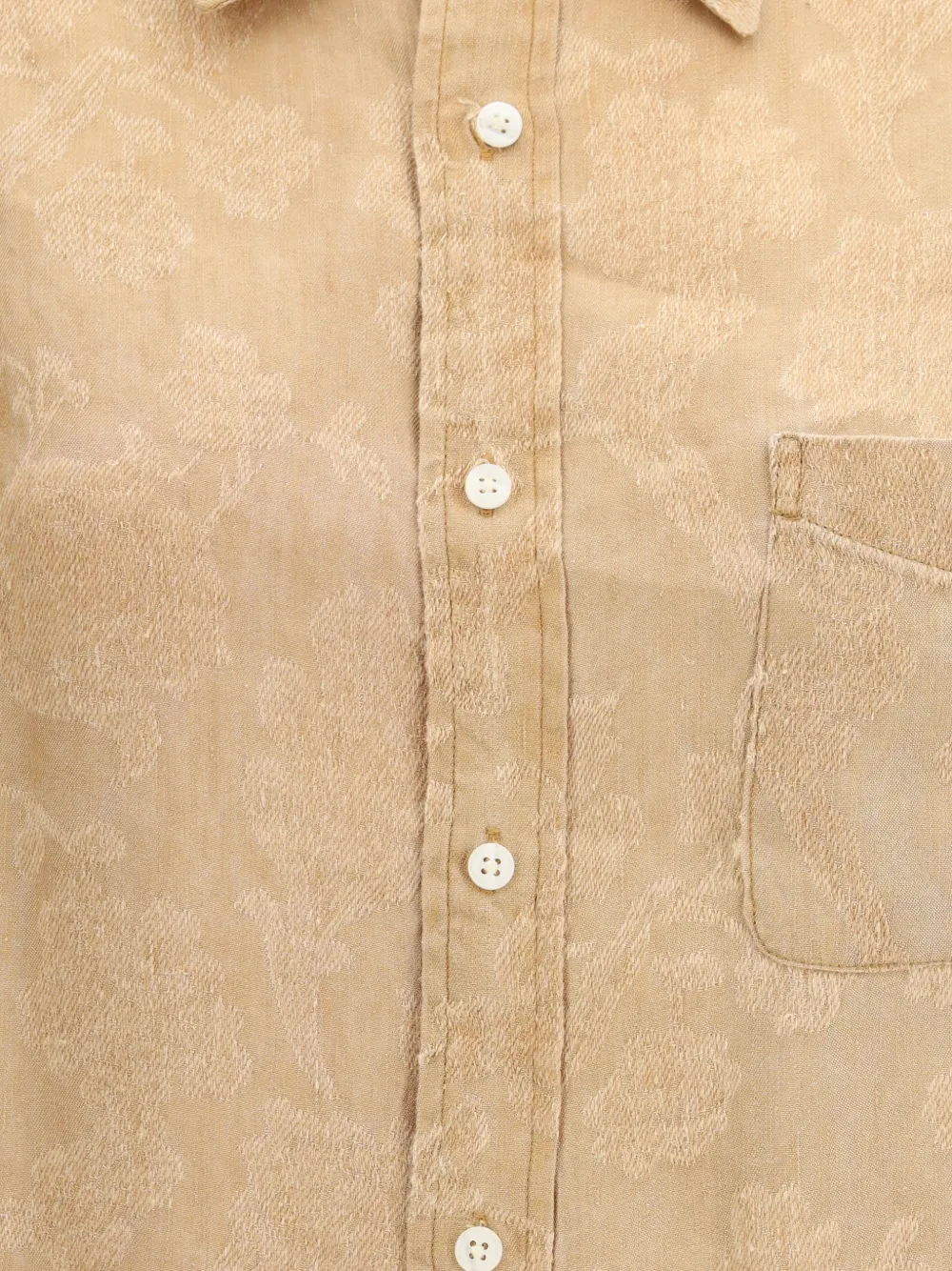  R13 Boyfriend Button-up Shirt - Orange 