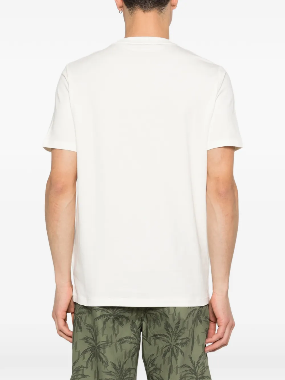 Karl Lagerfeld T-shirt met palmboom Wit