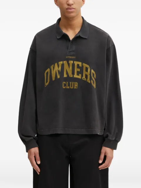 Represent owlettering polo shirt