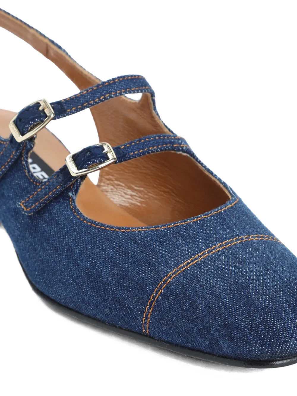 Carel Paris buckle strap pumps Blauw