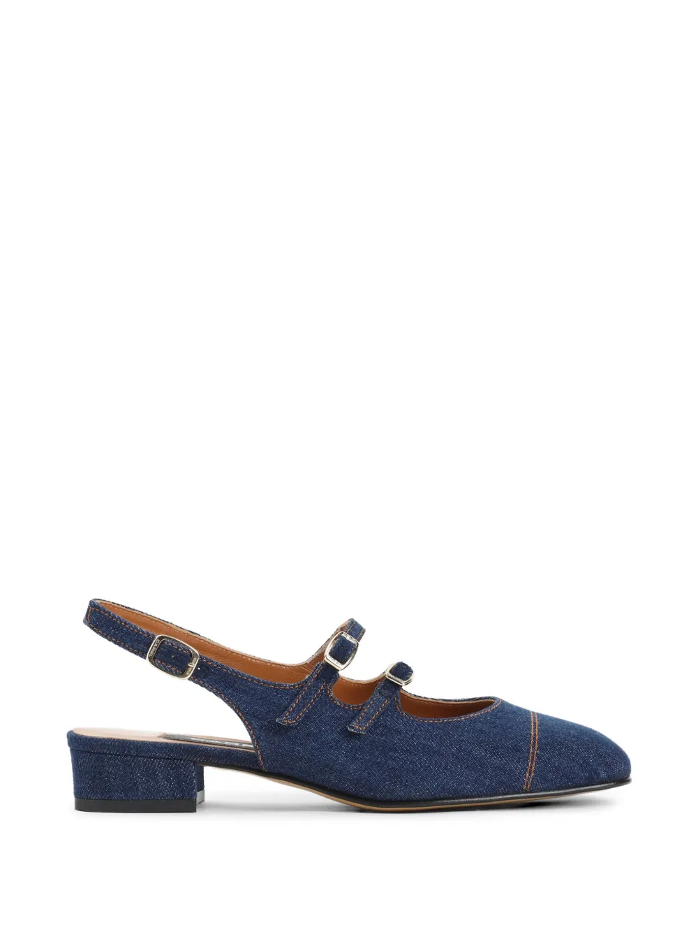 Carel Paris buckle strap pumps Blauw