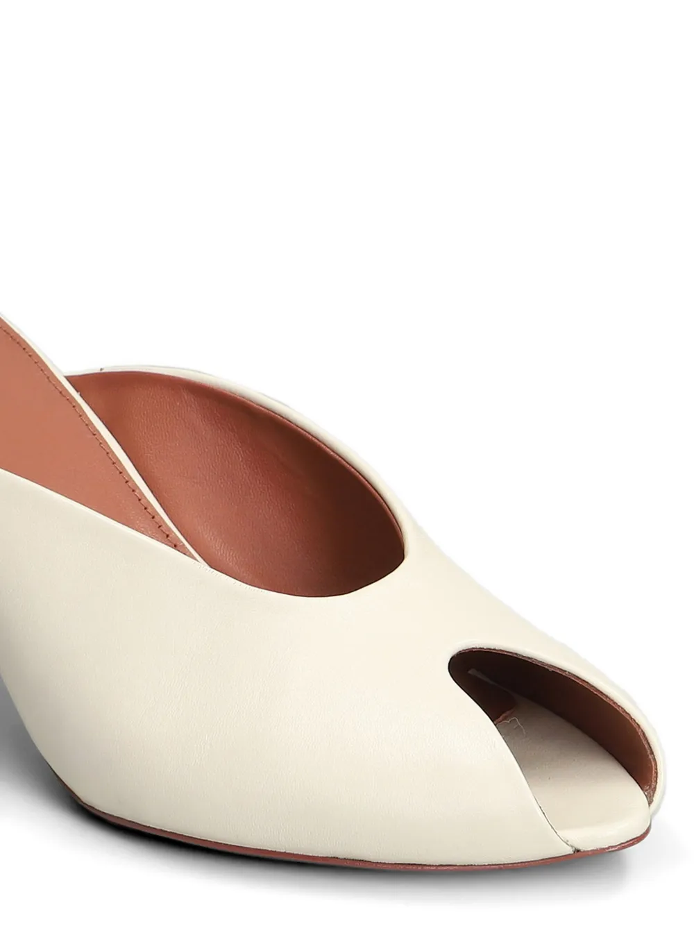 Lola Cruz Gabriette muiltjes met open neus Beige