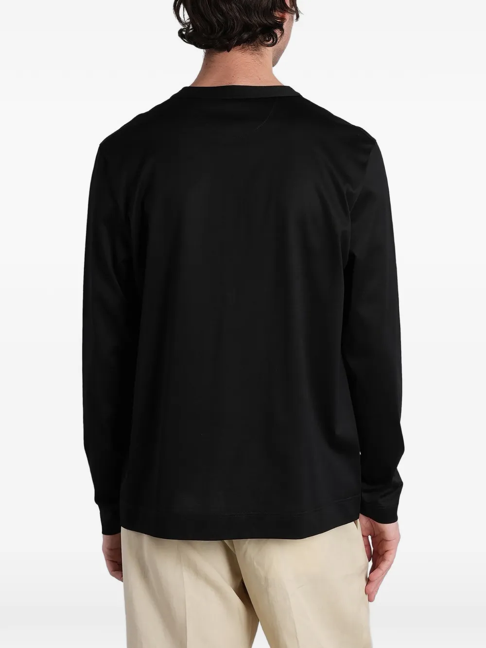 Paul Smith Sweater met streep Zwart