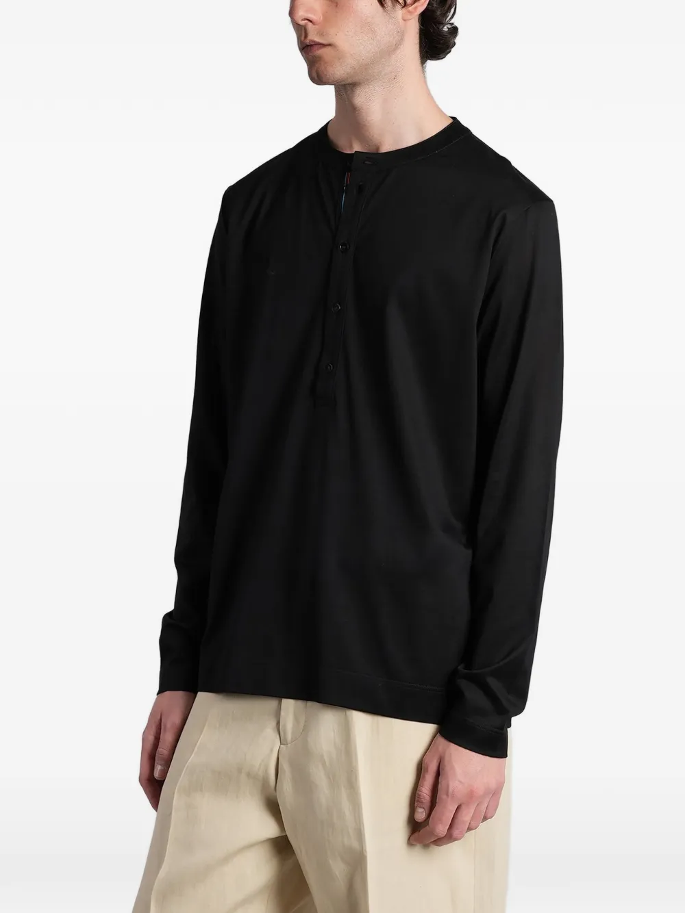 Paul Smith Sweater met streep Zwart